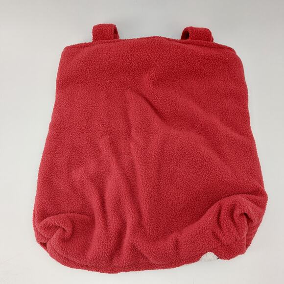 Ugly Christmas Sweater Tote Purse Back Holiday Snowman Poinsettia Tree - Picture 6 of 10